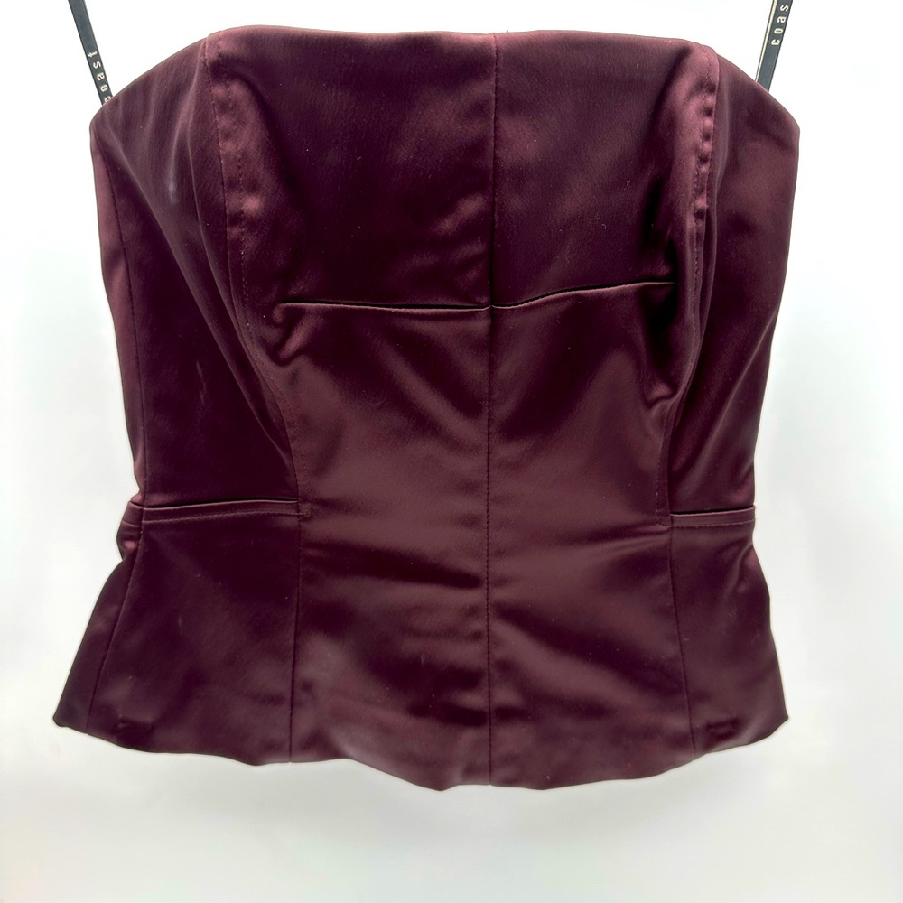 Coast Corset In Burgundy